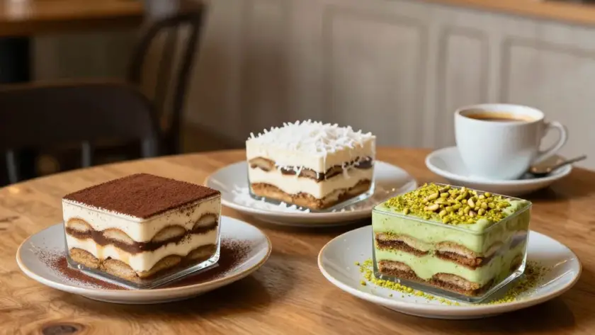 Tiramisu 3 Ways: Traditional, Coconut, and Pistachio — Which One Wins? Taste Test